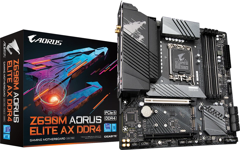 Gigabyte Z690M AORUS ELITE AX DDR4 (Rev. 1.x)